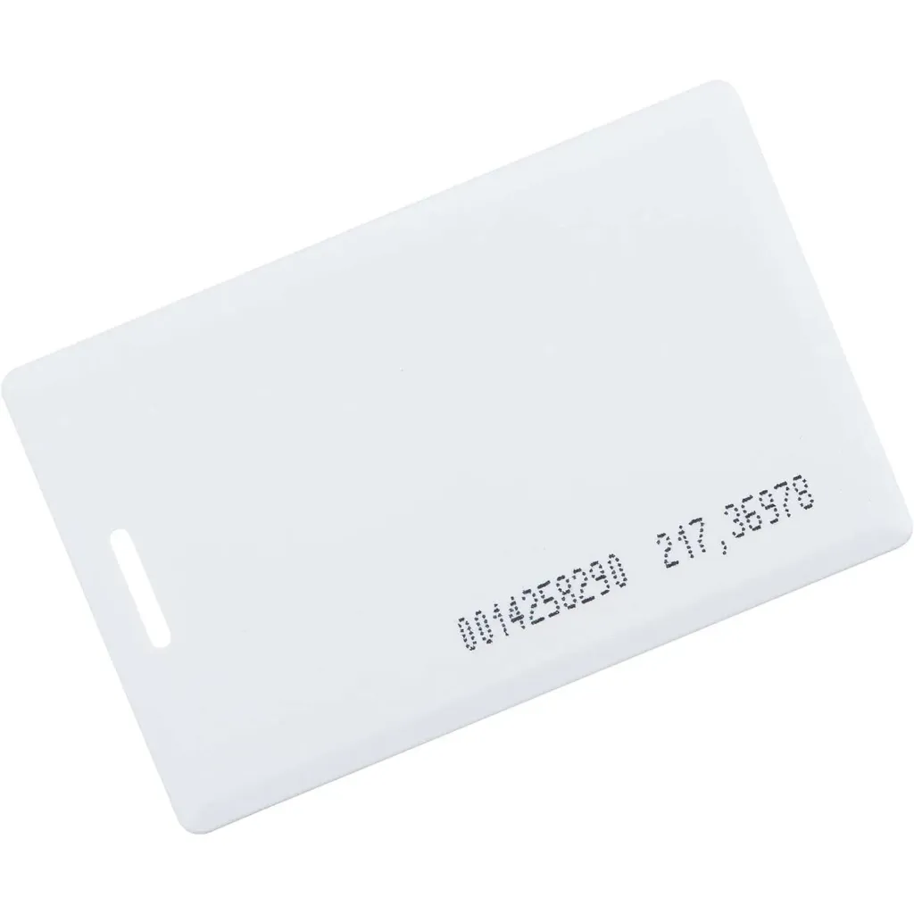 RFID White PVC ID Tag Card 125KHz