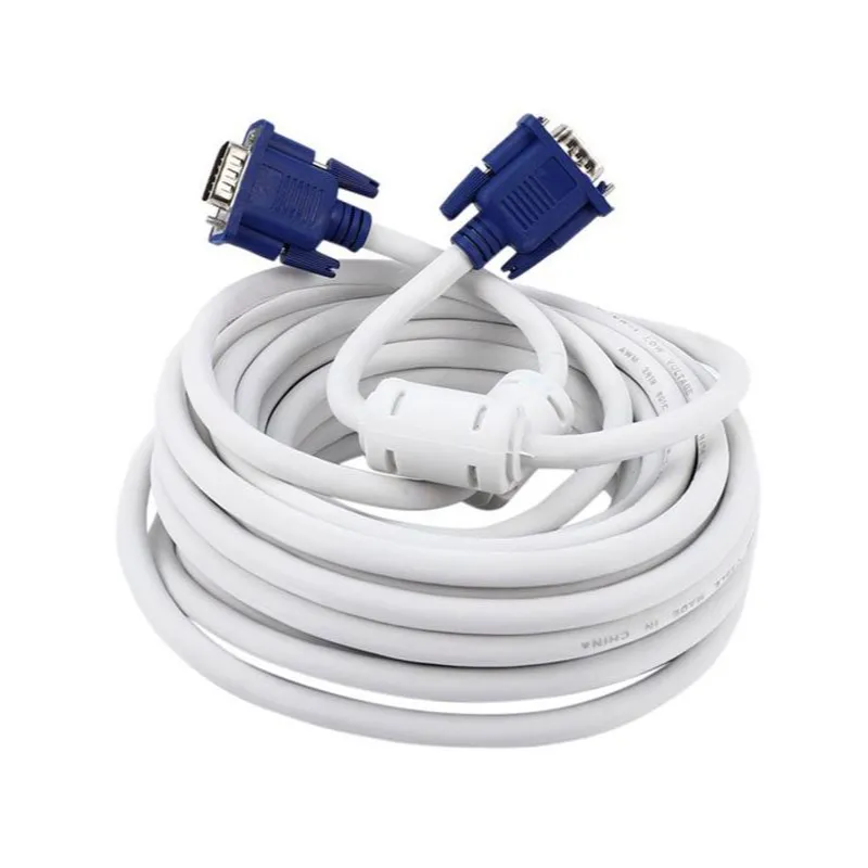 VGA Cable Male To Male 15 Pin 20M