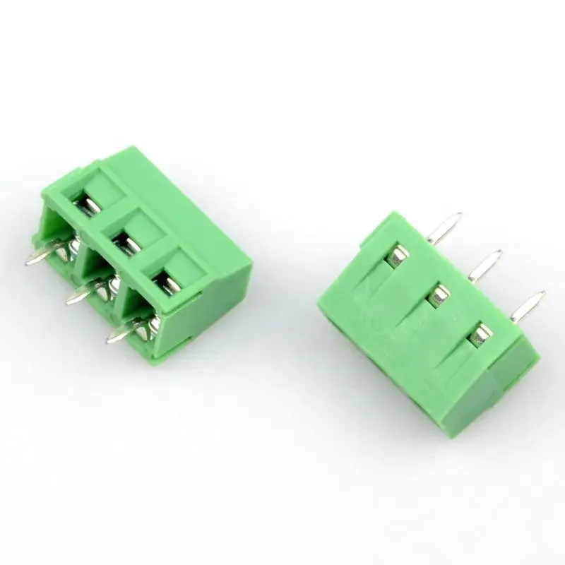 KF127-5.0-3P Green Terminal Block 300V/10A 3 Pins 5mm Pitch