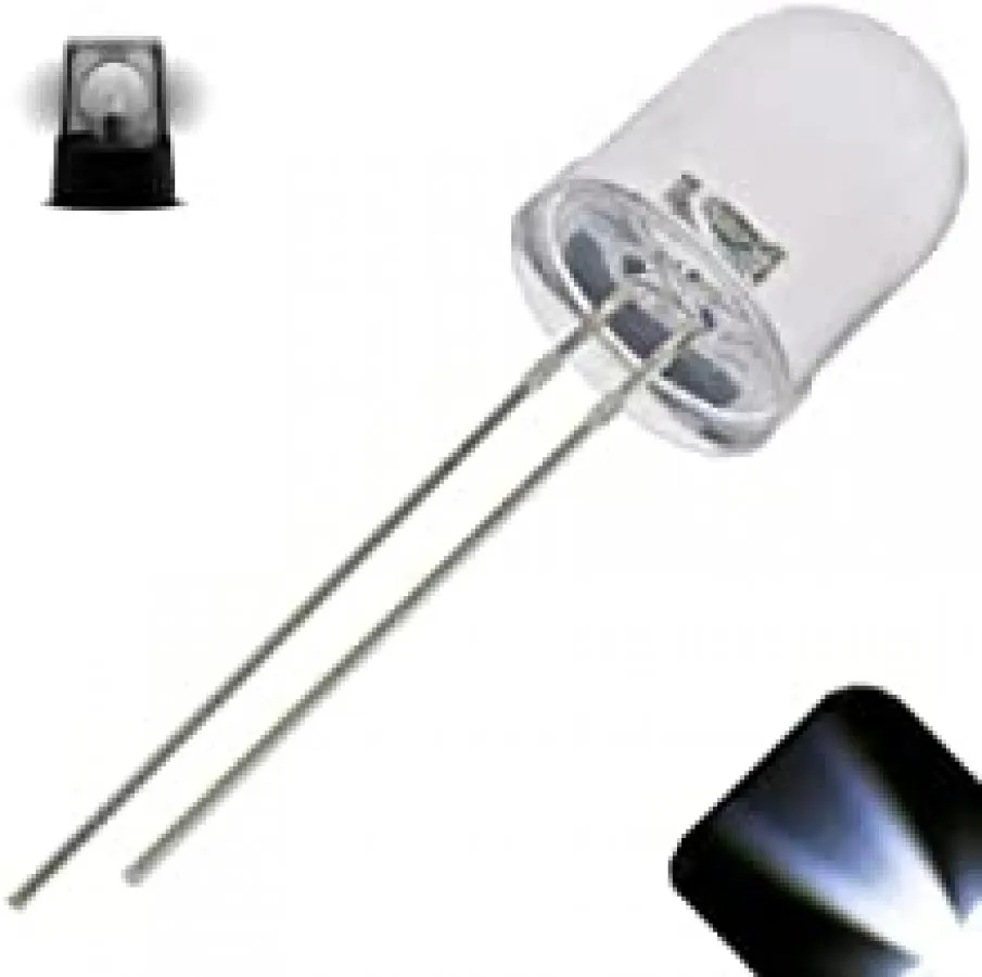 LED White White Color (10mm)