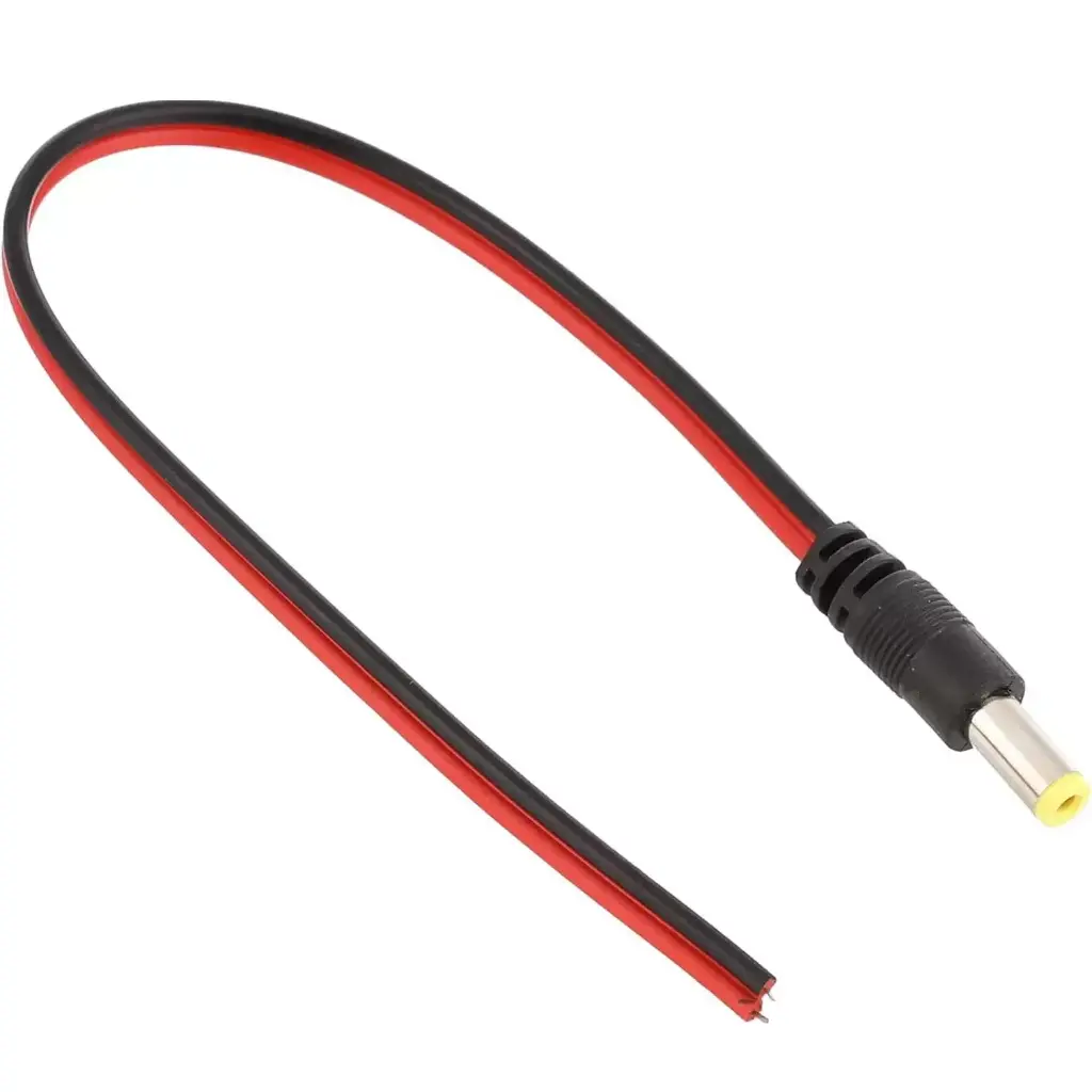 [C] Male DC Power Socket Jack Prewired