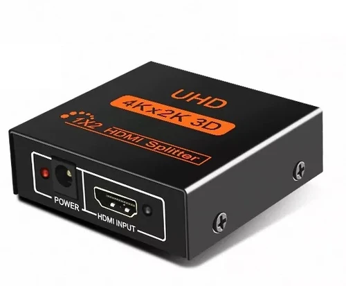 HDMI Splitter 4K X 2K 3D Video HDMI 1X2  Amplifier Display For HDTV DVD PS3 Cameras