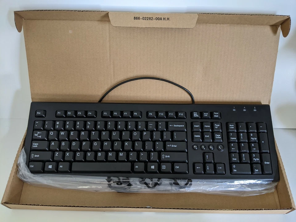 Standard Computer Keyboard Wired USB cord