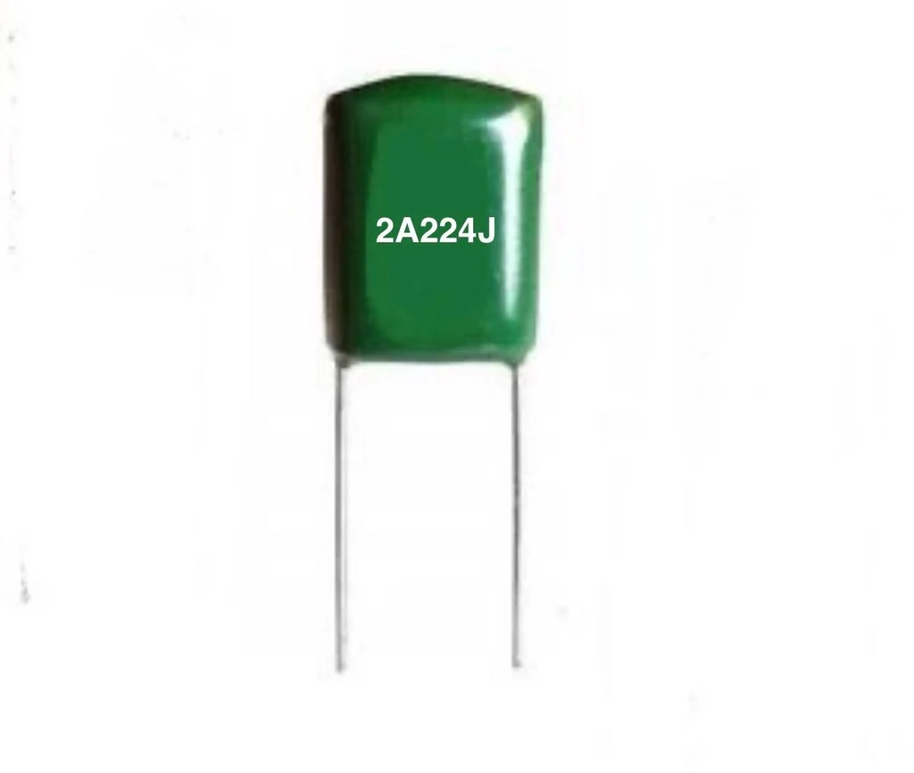 Capacitors polyester film 220nf. 100v. (2A224J)