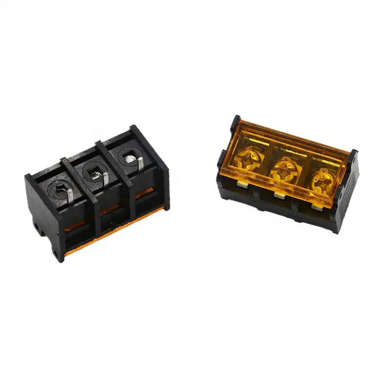 Barrier Terminal Block 3 Pin With Cover