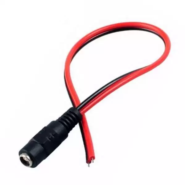 [C] Female DC Power Socket Jack Prewired 