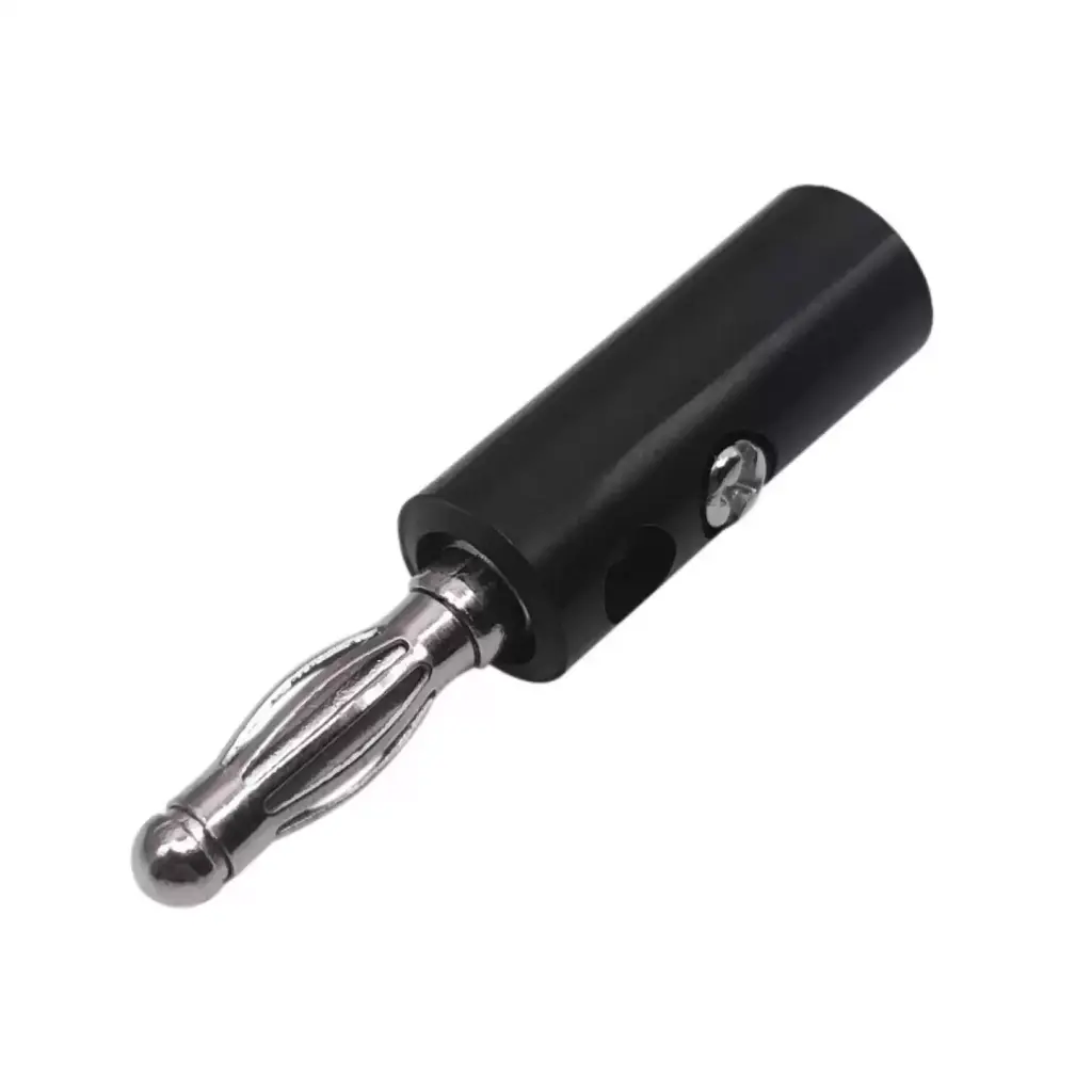 [C] Banana Plug – Connector Male – 4mm – Black