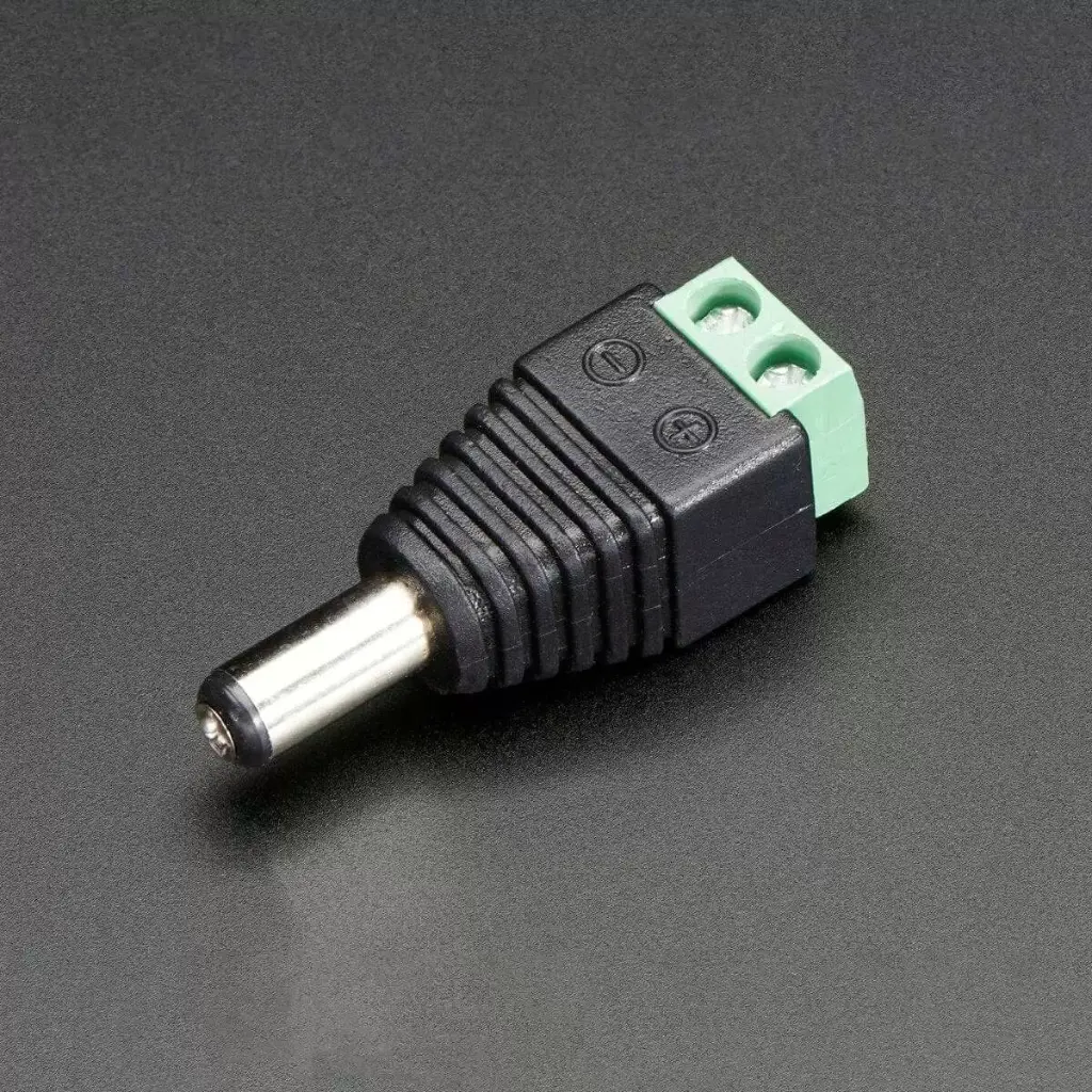 [C] DC Jack Adapter Male with Terminal Block 