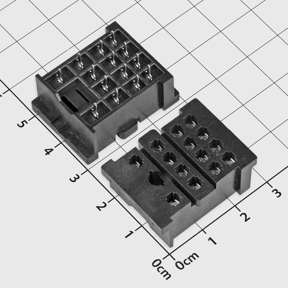 PY14-02 Relay Socket 14 Pin for PCB | mechatronics-lab